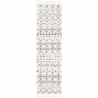 Safavieh BFG516A-222 2 ft. 2 in. x 22 in. Berber Fringe Shag Contemporary Rectangle Rug, Crea