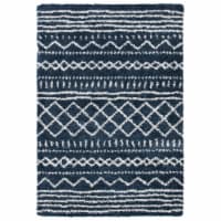 SAFAVIEH Arizona Shag ASG741L Slate Blue / Ivory Rug 3 X 5