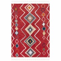SAFAVIEH Farmhouse Collection FMH599Q Red/Gold Rug 2' 2  x 5'