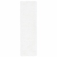 SAFAVIEH New Orleans Shag SG532A Handmade Ivory Rug 2' 3 x 8'