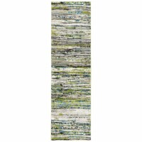 SAFAVIEH Porcello Collection PRL6944L Cream / Green Rug 2' 3  x 6'