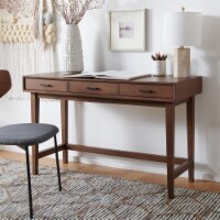 SAFAVIEH Hawthorn 3-Drawer Desk Brown