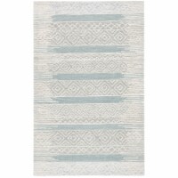 SAFAVIEH Metro MET804F Handmade Natural / Light Grey Rug 4' x 6'