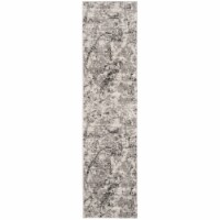 SAFAVIEH Skyler Collection SKY186K Grey / Ivory Rug 2' x 22'