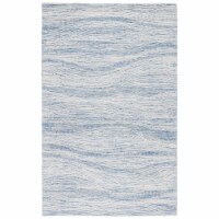 SAFAVIEH Metro MET995M Handmade Blue / Ivory Rug 6' x 9'