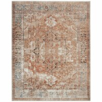 SAFAVIEH Vintage Oushak VOS228A Beige / Ivory Rug 6' 7 round
