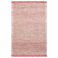 SAFAVIEH Metro Collection MET151Q Handmade Ivory/Red Rug 4' x 6'
