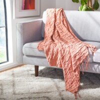 Safavieh Delena Throw - Pink