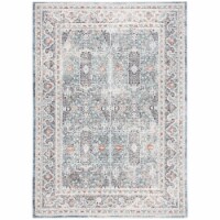 SAFAVIEH History HIS563F Grey / Light Blue Rug 4' x 6'