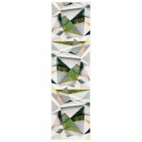 SAFAVIEH Porcello Collection PRL6940B Ivory / Green Rug 2' 3 x 8'