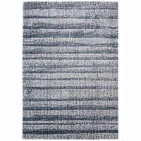 SAFAVIEH Carnegie Collection CNG612N Grey / Navy Rug 4' x 6'