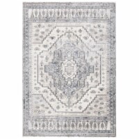 SAFAVIEH Carnegie Collection CNG662F Ivory / Grey Rug 3' x 5'