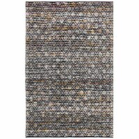 SAFAVIEH Natura NAT615Z Handwoven Ivory / Black Rug 5' x 8'