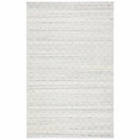 SAFAVIEH Elements ELM301A Handmade Ivory / Grey Rug 6' x 9'