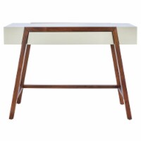 SAFAVIEH Marwood Desk White / Brown