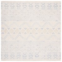 SAFAVIEH Artistry ARR503A Handmade Ivory / Light Grey Rug 7' square