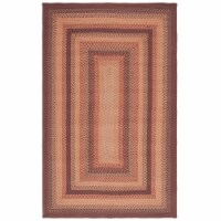 Safavieh BRD651P Braided Orange / Rust grey / ivory 5' x 8' rectangle