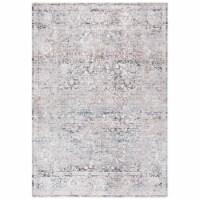 SAFAVIEH Limitee Collection LIM721F Grey / Ivory Rug 5' 1  x 7' 6
