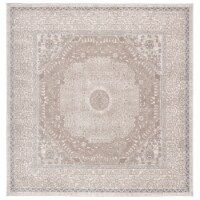 SAFAVIEH Sofia Collection SOF365B Ivory / Beige Rug 6' 7  square