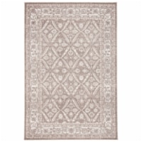 SAFAVIEH Sofia Collection SOF378B Tan / Beige Rug 4' x 5' 7