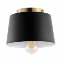 Safavieh FLU4064A Parkes Flush Mount, Black
