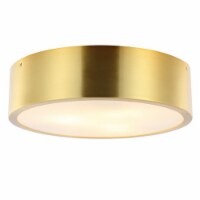 Safavieh FLU4092A Reda Flush Mount, Brass
