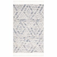 SAFAVIEH Natura NAT176M Handmade Ivory / Blue Rug 5' x 8'