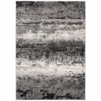 SAFAVIEH Spirit SPR122H Charcoal / Light Grey Rug 6' 7 x 9'