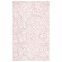 SAFAVIEH Metro MET853U Handmade Pink / Ivory Rug 4' x 6'