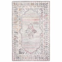 SAFAVIEH Metro Collection MET861Q Handmade Red/Ivory Rug 4' x 6'