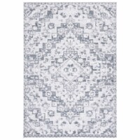 SAFAVIEH Toscana Collection TOS650F Grey / Ivory Rug 4' x 6'