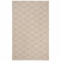 SAFAVIEH PAB360B Palm Beach Beige / Brown 4' x 6'