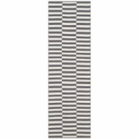 SAFAVIEH Montauk MTK715A Handwoven Ivory / Grey Rug 2' 3 x 21' 0