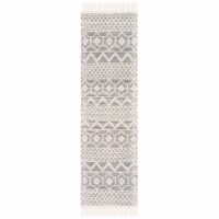SAFAVIEH Natura NAT687A Handmade Ivory / Black Rug 2' 3 x 8'