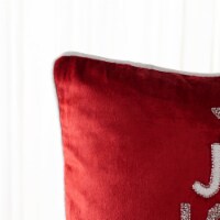 Safavieh Peace And Joy Pillow - Red/White