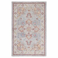 SAFAVIEH Metro Collection MET352P Handmade Grey/Rust Rug 3' x 5'