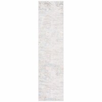 SAFAVIEH Bel Air Collection BLA228F Grey / Turquoise Rug 2' 2 x 9'