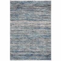SAFAVIEH Galaxy Collection GAL113M Blue / Grey Rug 6' 7 x 9'
