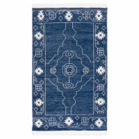 SAFAVIEH Kilim Collection KLM726Q Handwoven Red/Gold Rug 8' x 10'