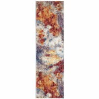 SAFAVIEH Gypsy Collection GYP520A Rust / Ivory Rug 2' 3 x 10'