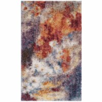 SAFAVIEH Gypsy Collection GYP520A Rust / Ivory Rug 2' 3 x 4'