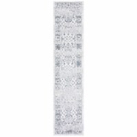 SAFAVIEH Toscana Collection TOS654A Ivory / Grey Rug 2' x 9'