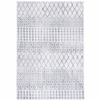 SAFAVIEH Toscana Collection TOS656A Ivory / Dark Grey Rug 6' 7 square