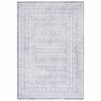 SAFAVIEH Toscana Collection TOS658F Grey / Ivory Rug 6' 7 square