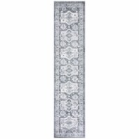 SAFAVIEH Toscana Collection TOS660F Grey / Dark Grey Rug 2' x 9'