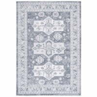SAFAVIEH Toscana Collection TOS660F Grey / Dark Grey Rug 6' 7 square