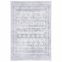 SAFAVIEH Toscana Collection TOS662F Grey / Ivory Rug 6' 7 round