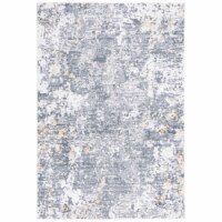 SAFAVIEH Toscana Collection TOS674A Ivory / Dark Grey Rug 5' 3 x 7' 6