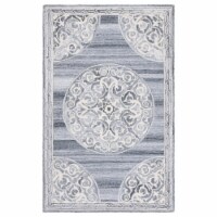 Safavieh MET983F Metro Grey / Ivory rust 5' x 8' rectangle
