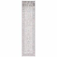 SAFAVIEH Bel Air Collection BLA246B Beige / Grey Rug 2' 2 x 9'